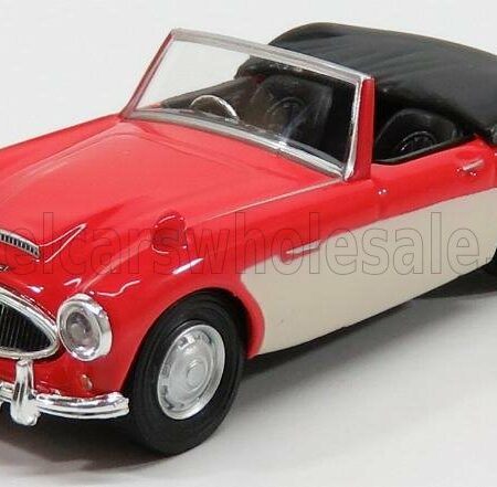 HONGWELL 1/43 AUSTIN | HEALEY 3000 MKIII SPIDER OPEN 1964 | RED CREAM