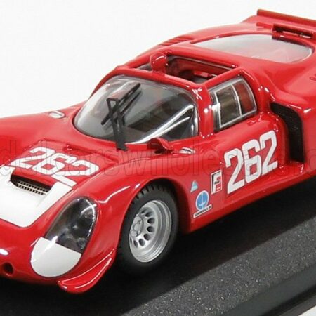 BEST-MODEL 1/43 ALFA ROMEO | 33.2 N 262 TARGA FLORIO 1969 VACCARELLA - DE ADAMICH | RED