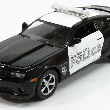 EDICOLA 1/43 CHEVROLET | CAMARO SS RS HALTOM CITY POLICE 2010 | BLACK WHITE