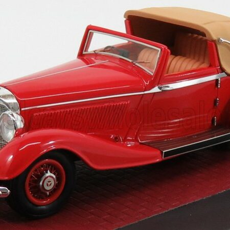 MATRIX SCALE MODELS 1/43 MERCEDES BENZ | 500K BY CORSICA DHC CABRIOLET OPEN 1935 | RED