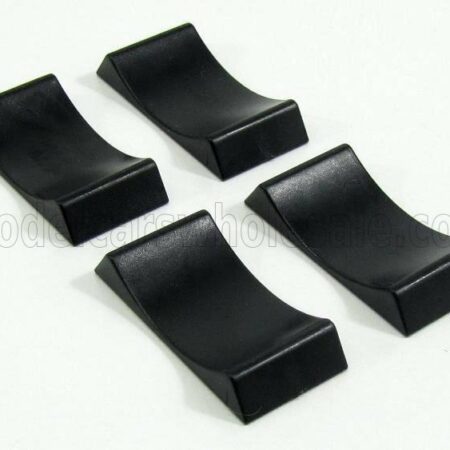 TRIPLE9 1/43 ACCESSORIES | SET 4X CUNEO BLOCCA RUOTE - 4X CAR STOPPERS | BLACK