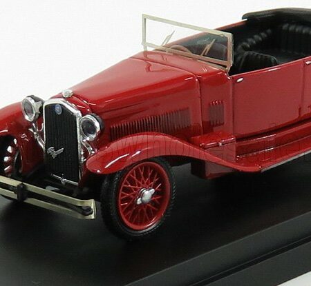 RIO-MODELS 1/43 ALFA ROMEO | 1750 TORPEDO CABRIOLET OPEN WITH MUSSOLINI FIGURE AND LETTER 1926 | RED