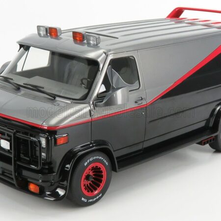 GREENLIGHT 1/12 GMC | VANDURA A-TEAM VAN - 1983 | GREY BLACK