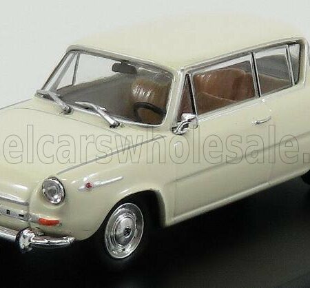 ABREX 1/43 SKODA | 1100 MBX 2-DOOR 1969 | IVORY