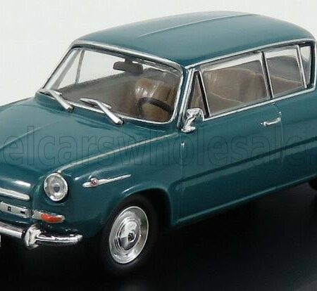 ABREX 1/43 SKODA | 1100 MBX 2-DOOR 1969 | BLUE GREEN