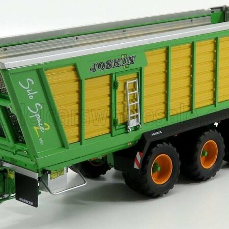 UNIVERSAL HOBBIES 1/32 JOSKIN | SILO-CARGO SPACE2 590T - TRAILER FOR TRACTOR | YELLOW GREEN