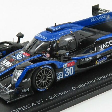 SPARK-MODEL 1/43 ORECA | 07 GIBSON GK428 4.2L V8 TEAM DUQUEINE ENGINEERING N 30 24h LE MANS 2019 R.DUMAS - P.RAGUES - N.JAMIN | BLUE BLACK