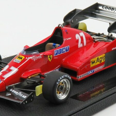 GP-REPLICAS 1/18 FERRARI | F1 126C2B N 27 SEASON 1983 PATRICK TAMBAY | RED