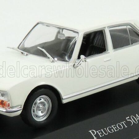 EDICOLA 1/43 PEUGEOT | 504 1969 | WHITE