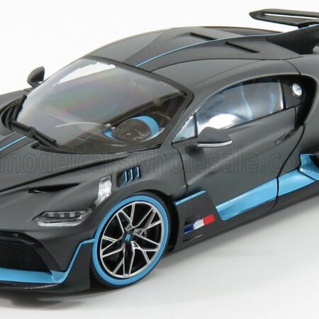 BURAGO 1/18 BUGATTI | DIVO 2018 | MATT GREY LIGHT BLUE