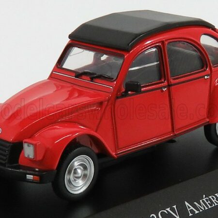 EDICOLA 1/43 IES | 3CV AMERICA 1986 (BASE CITROEN 2CV) | RED