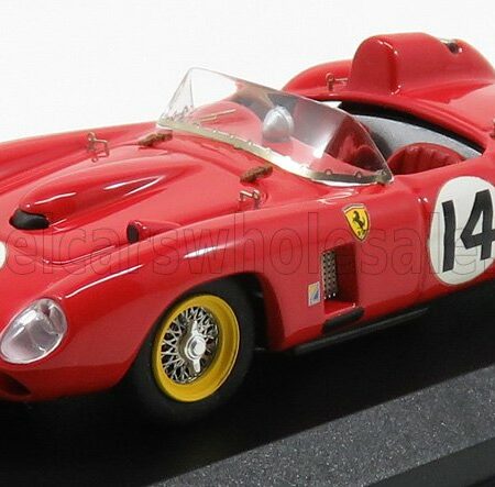 ART-MODEL 1/43 FERRARI | 290MM ch.0628 SPIDER N 14 12h SEBRING 1957 VON TRIPS - HILL | RED