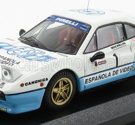 BEST-MODEL 1/43 FERRARI | 308 GTB N 1 WINNER RALLY CRITERIUM LUIS DE BAVIERA 1984 ZANINI - AUTET | WHITE BLUE