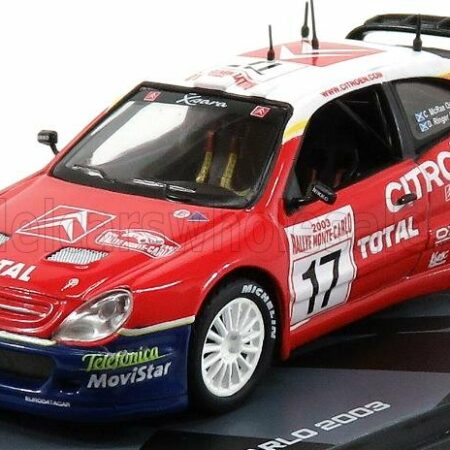 EDICOLA 1/43 CITROEN | XSARA WRC N 17 RALLY MONTECARLO 2003 C.McRAE - D.RINGER | RED WHITE