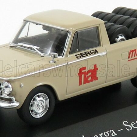 EDICOLA 1/43 FIAT | 1500 MULTICARGA PICK-UP - SERGI AUTOMOTORES 1965 | BEIGE