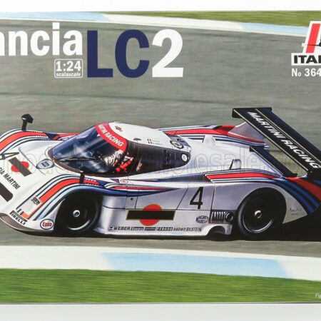 ITALERI 1/24 LANCIA | LC2 TEAM LANCIA MARTINI N 4 CAMPIONATO SPORT PROTOTIPI 1985 R.PATRESE - M.ALBORETO - N 5 T.FABI - P.GHINZANI | /