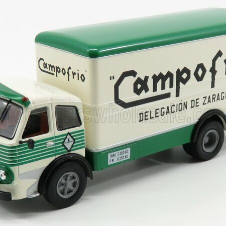 EDICOLA 1/43 PEGASO | 1060L TRUCK CASSONATO CAMPOFRIO DELEGACION DE SARAGOZA 1966 | WHITE GREEN