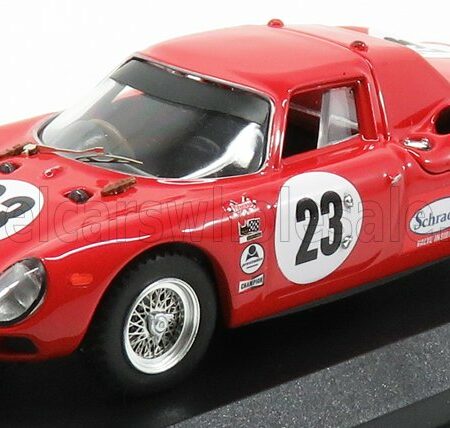 BEST-MODEL 1/43 FERRARI | 250LM COUPE N 23 24h DAYTONA 1966 KONIG - CLARKE - HURT | RED