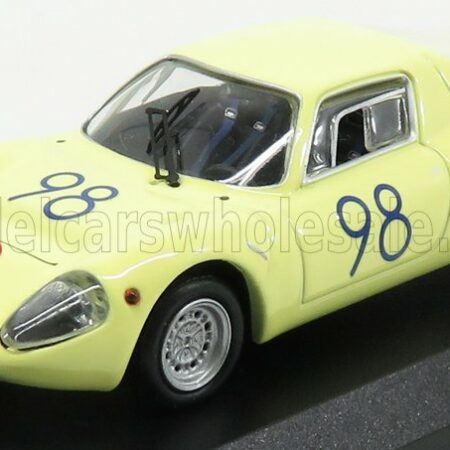 BEST-MODEL 1/43 FIAT | ABARTH OT1300 N 98 WINNER S1.3 CLASS TARGA FLORIO 1967 GARUFI - FERLITO | YELLOW