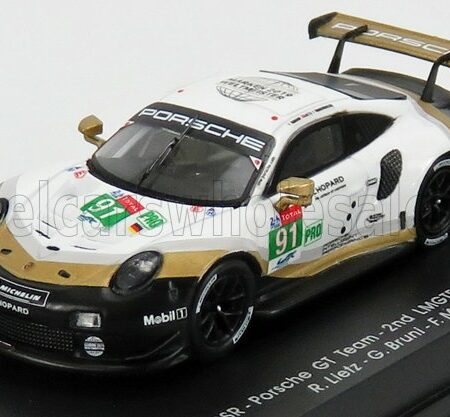 SPARK-MODEL 1/87 PORSCHE | 911 991 RSR TEAM PORSCHE GT N 91 24h LE MANS 2019 R.LIETZ - G.BRUNI - F.MAKOWIECKI | WHITE