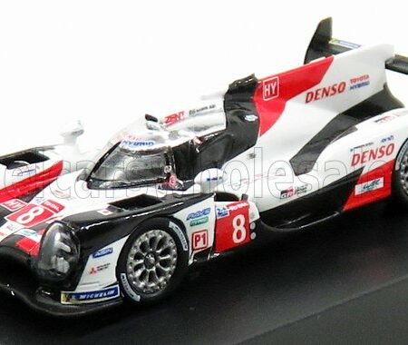 SPARK-MODEL 1/87 TOYOTA | TS050 HYBRID TEAM TOYOTA GAZOO RACING N 8 WINNER 24h LE MANS 2019 S.BUEMI - K.NAKAJIMA - F.ALONSO | WHITE RED BLACK