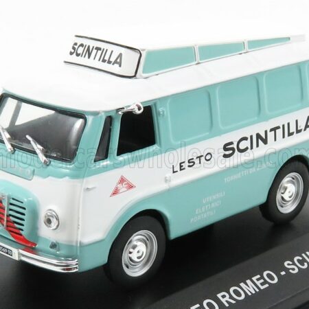 EDICOLA 1/43 ALFA ROMEO | ROMEO VAN SCINTILLA 1956 | LIGHT GREEN WHITE