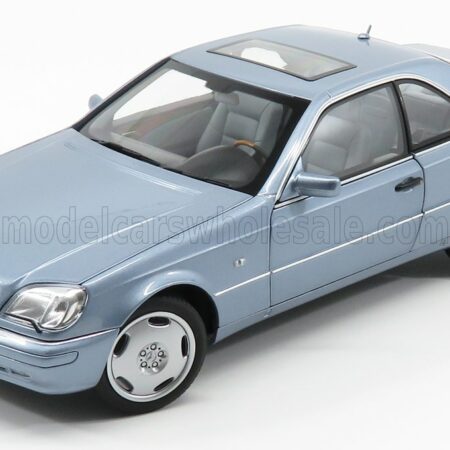 NOREV 1/18 MERCEDES BENZ | CL-CLASS CL600 COUPE 1994 | LIGHT BLUE MET