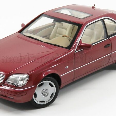 NOREV 1/18 MERCEDES BENZ | CL-CLASS CL600 COUPE 1994 | ALMANDINE RED MET