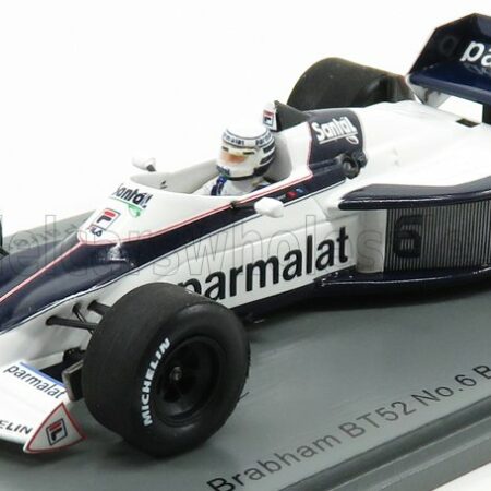 SPARK-MODEL 1/43 BRABHAM | F1  BT52 N 6 BRAZILIAN GP 1983 RICCARDO PATRESE | WHITE BLUE