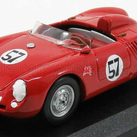 BEST-MODEL 1/43 PORSCHE | 550 RS SPIDER N 57 WINNER PARAMAUNT RANCH 1957 J.McAFEE | RED