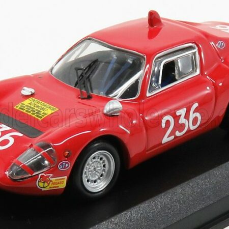 BEST-MODEL 1/43 FIAT | ABARTH OT1300 N 236 WINNER CLASS TARGA FLORIO 1970 GARUFI | RED