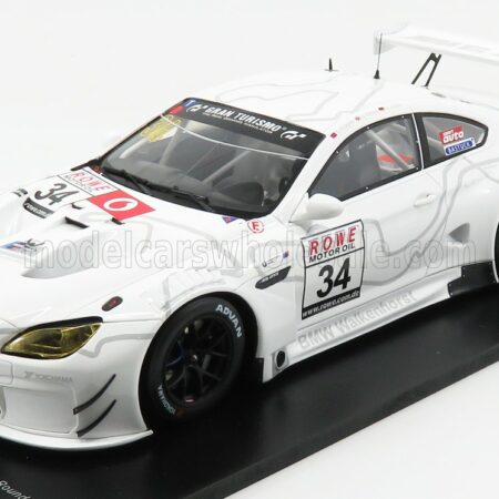 SPARK-MODEL 1/18 BMW | 6-SERIES M6 GT3 TEAM WALKENHORST MOTORSPORT N 34 VLN ROUND 9 2018 C.KROGNES - D.PITTARD | WHITE