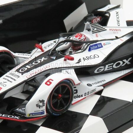 MINICHAMPS 1/43 PENSKE | FORMULA-E EV-3 TEAM GEOX DRAGON N 6 SEASON 2018-2019 F.NASR | WHITE