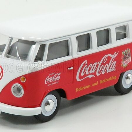 CORGI 1/43 VOLKSWAGEN | T1 CAMPER VAN COCA-COLA 1961 | RED WHITE