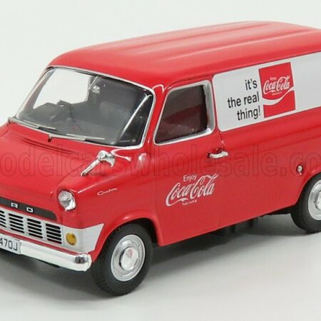 CORGI 1/43 FORD ENGLAND | TRANSIT MKI VAN COCA-COLA 1970 | RED WHITE