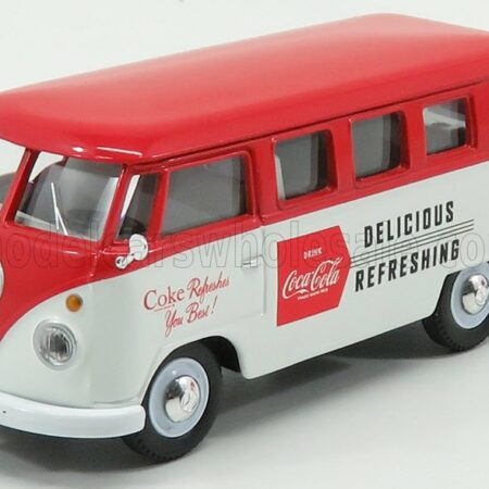 CORGI 1/43 VOLKSWAGEN | T1 CAMPER VAN COCA-COLA 1961 | WHITE RED