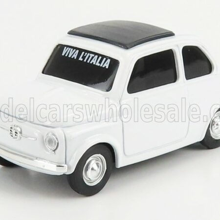 BRUMM 1/43 FIAT | 500 1965 - VIVA L'ITALIA 150th ANNIVERSARIO ITALIA 1861 - 2011 | WHITE