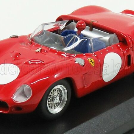 ART-MODEL 1/43 FERRARI | DINO 246SP ch.0796 SPIDER FANTUZZI N 0 PROVA 1961 | RED