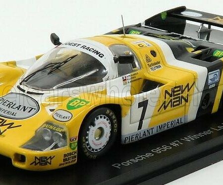 EDICOLA 1/43 PORSCHE | 956L TURBO TEAM NEWMAN JOEST RACING N 7 WINNER 24h LE MANS 1984 K.LUDWIG - H.PESCAROLO - S.JOHANSSON | YELLOW BLACK