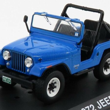 GREENLIGHT 1/43 JEEP | CJ-5 OPEN 1972 - MORK & MINDY | BLUE