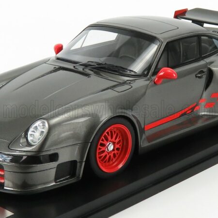 KESS-MODEL 1/18 PORSCHE | 911 993 GT1 ALMERAS 1993 | GREY MET RED