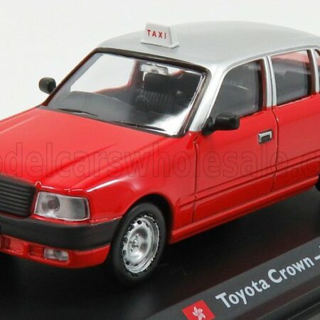 EDICOLA 1/43 TOYOTA | CROWN TAXI HONG-KONG 1995 | RED SILVER