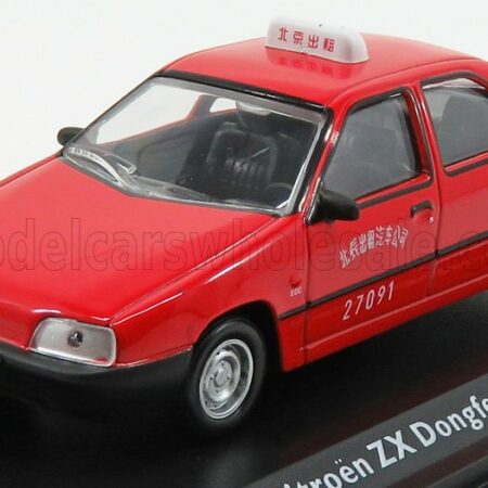 EDICOLA 1/43 CITROEN | ZX BERLINA TAXI DONGFENG 988 BEIJING 2000 | RED