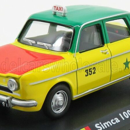 EDICOLA 1/43 SIMCA | 1000 TAXI DAKAR 1964 | YELLOW GREEN RED