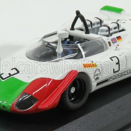 BEST-MODEL 1/43 PORSCHE | 908/02 N 3 3rd 1000km NURBURGRING 1969 ELFORD - AHRE | WHITE GREEN RED