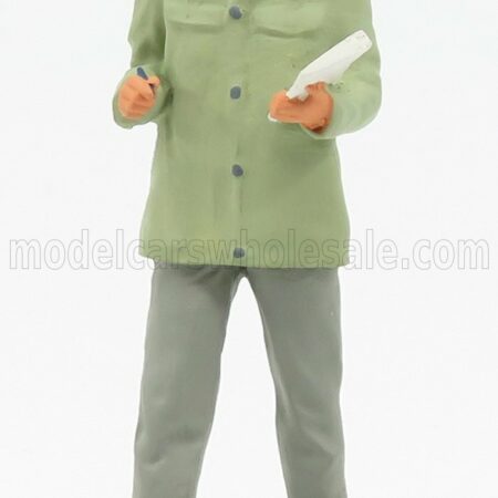 ROAD-KINGS 1/18 FIGURES | SPEDITEUR STANDING | GREY GREEN