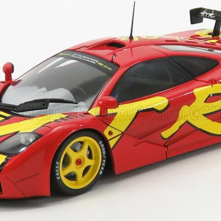 SOLIDO 1/18 McLAREN | F1 GTR SHORT TAIL 1996 | RED YELLOW