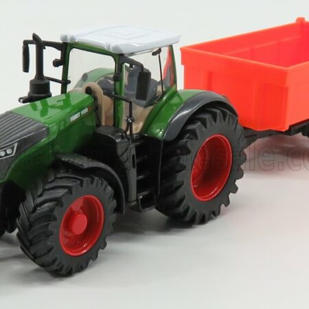 BURAGO 1/50 FENDT | VARIO 1000 TRACTOR WITH TRAILER 2016 | GREEN GREY RED