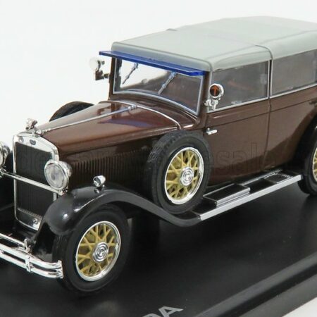 ABREX 1/43 SKODA | 860 CABRIOLET CLOSED 1932 | BROWN LIGHT GREY