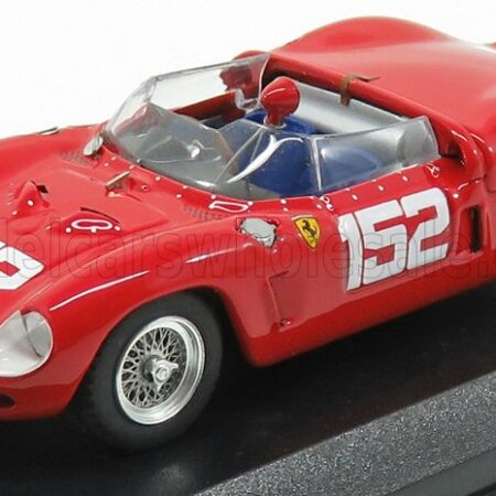 ART-MODEL 1/43 FERRARI | DINO 246 SP ch.0796 N 152 WINNER TARGA FLORIO 1962 MAIRESSE - RODRIGUEZ - GENDEBIEN | RED